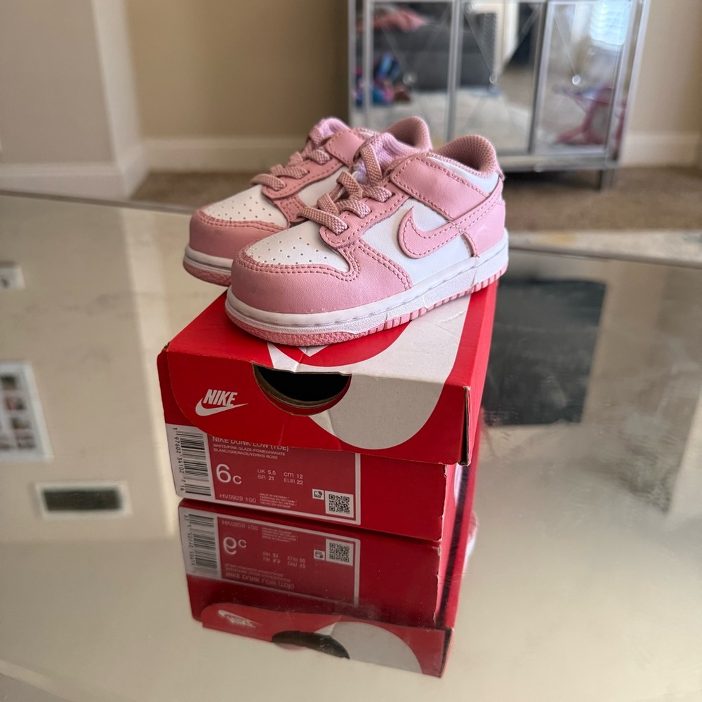 Pink Nike Dunk Low